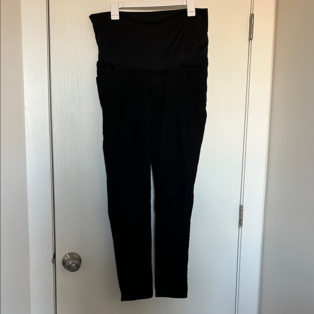 Old Navy Maternity Full Panel Skinny Jeans - Black